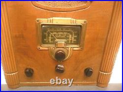 Vintage RCA 6T TOMBSTONE RADIO REPAIRED / NEW TRANSFORMER WORKING AM & SW