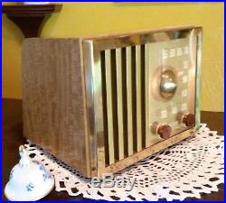 Vintage RCA 75X16 Beautiful Blonde Tube Radio (1947) RESTORED