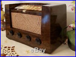 Vintage RCA AM/FM Tube Radio 8R75 (1948) RARE & COMPLETELY RESTORED