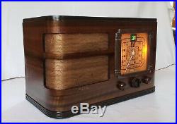 Vintage RCA AM/SW Magic Eye Tube Radio 87T (1937) COMPLETELY RESTORED