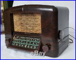 Vintage RCA Bakelite AM/SW Radio Model 5Q55 (1939) RARE & TOTALLY RESTORED