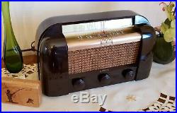 Vintage RCA Bakelite AM/SW Tube Radio 66X1 (1946) BEAUTIFULLY RESTORED
