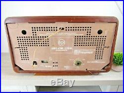 Vintage RCA Radio Model 67 QR 73FM-W Superheterodyne Radio 1950's