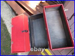 Vintage RCA Radio / TV Repairman Tube Caddy Red & Black (VERY NICE SHAPE!)