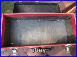 Vintage RCA Radio / TV Repairman Tube Caddy Red & Black (VERY NICE SHAPE!)