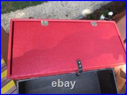 Vintage RCA Radio / TV Repairman Tube Caddy Red & Black (VERY NICE SHAPE!)