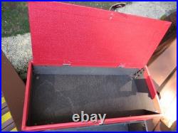 Vintage RCA Radio / TV Repairman Tube Caddy Red & Black (VERY NICE SHAPE!)