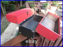 Vintage RCA Radio / TV Repairman Tube Caddy Red & Black (VERY NICE SHAPE!)