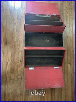 Vintage RCA Radio / TV Repairman Tube Case Caddy With 132 Untested Tubes