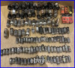 Vintage RCA Radio / TV Repairman Tube Case Caddy With 132 Untested Tubes