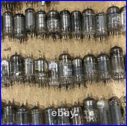 Vintage RCA Radio / TV Repairman Tube Case Caddy With 132 Untested Tubes