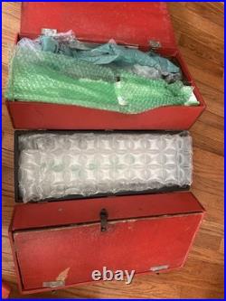 Vintage RCA Radio / TV Repairman Tube Case Caddy With 132 Untested Tubes