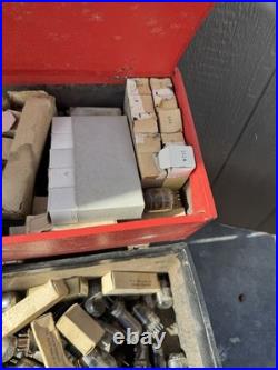 Vintage RCA Radio / TV Repairman Tube Case Caddy With Contents