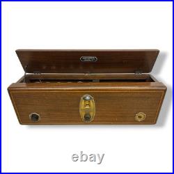Vintage RCA Radiola 18 Tube Radio Wooden Cabinet Box
