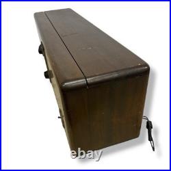 Vintage RCA Radiola 18 Tube Radio Wooden Cabinet Box