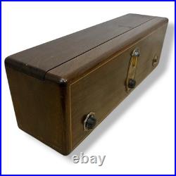 Vintage RCA Radiola 18 Tube Radio Wooden Cabinet Box