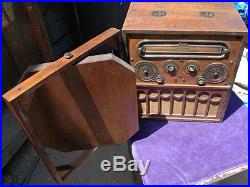 Vintage RCA Radiola 26 Portable Super Heterodyne 6 Tube Radio, NIce
