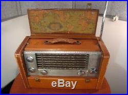 Vintage RCA Strato-World tube Radio 3-BX-671, AM+5 shortwave multi-band Works