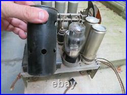 Vintage RCA Super Heterodyne Tube Radio Tuner Amplifier C8-15 Console 1935