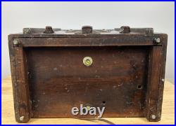 Vintage RCA Superheterodyne AM/SW Tombstone Tube Radio 5T 1936 Tested Works Wood
