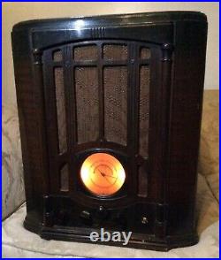 Vintage RCA T10-1 Antique Tube Radio 1935 20 x 18 x 13.5 SEE VIDEO