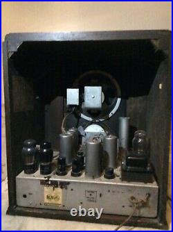 Vintage RCA T10-1 Antique Tube Radio 1935 20 x 18 x 13.5 SEE VIDEO