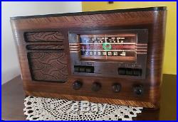 Vintage RCA T60 AM/SW Magic Eye Radio (1939) COMPLETELY RESTORED