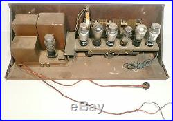 Vintage RCA VICTOR ELECTROLA VE 7-26X RADIOLA CHASSIS with TUBES & POWER SUPPLY