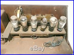 Vintage RCA VICTOR ELECTROLA VE 7-26X RADIOLA CHASSIS with TUBES & POWER SUPPLY