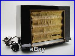 Vintage RCA VICTOR GOLDEN THROAT 1X591 50's USA BAKELITE RADIO ART DECO JET AGE