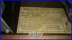 Vintage RCA Victor 45 Record Player/AM Tube Radio Model 9-Y-510
