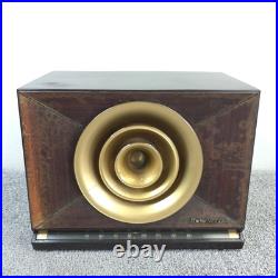 Vintage RCA Victor 9X571 Tube Radio Bakelite Golden Throat Bullhorn Not Working