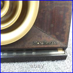 Vintage RCA Victor 9X571 Tube Radio Bakelite Golden Throat Bullhorn Not Working