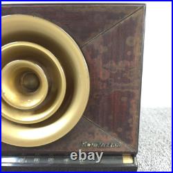 Vintage RCA Victor 9X571 Tube Radio Bakelite Golden Throat Bullhorn Not Working