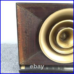 Vintage RCA Victor 9X571 Tube Radio Bakelite Golden Throat Bullhorn Not Working