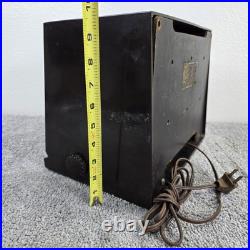 Vintage RCA Victor 9X571 Tube Radio Bakelite Golden Throat Bullhorn Not Working