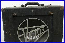 Vintage RCA Victor Art Deco Speaker With Portable Case General Films Limited