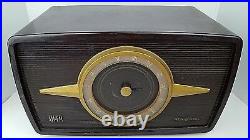Vintage RCA Victor Livingston 1R81 Deco Bakelite AM FM Tube Radio Parts Repair