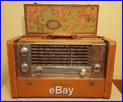 Vintage RCA Victor Model 3-BX-671 Portable Shortwave Ham Radio for Restoration
