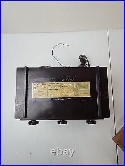 Vintage RCA Victor Table Tube Radio Model 9-X-651 AM SW