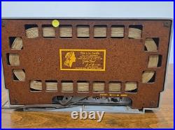 Vintage RCA Victor Tube AM Glendon Radio Model 6-XD-5 / RC-1146A 606 Working