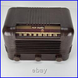Vintage RCA Victor Tube Radio Art Deco WORKS GREAT CONDITION