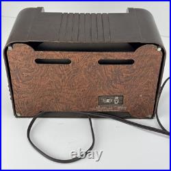 Vintage RCA Victor Tube Radio Art Deco WORKS GREAT CONDITION