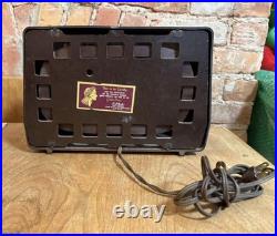Vintage RCA Victor Tube Radio Model 1-X-51 (1950s) Working