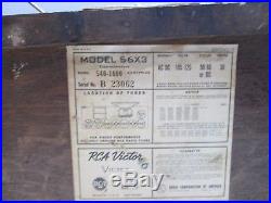 Vintage RCA Victor Tube Radio Model 56X3