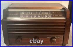 Vintage RCA Victor USA Tube Radio Model 56X5 Superheterodyne Working 1945-1946