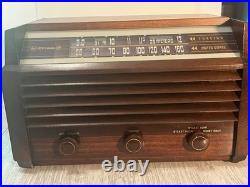 Vintage RCA Victor USA Tube Radio Model 56X5 Superheterodyne Working 1945-1946
