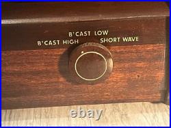Vintage RCA Victor USA Tube Radio Model 56X5 Superheterodyne Working 1945-1946