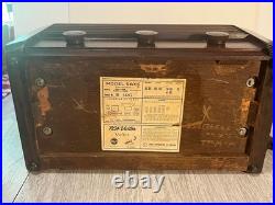 Vintage RCA Victor USA Tube Radio Model 56X5 Superheterodyne Working 1945-1946