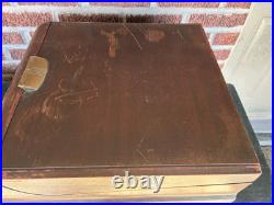 Vintage RCA Victor Victrola Wood Tube Radio Bakelite Record Player 77u